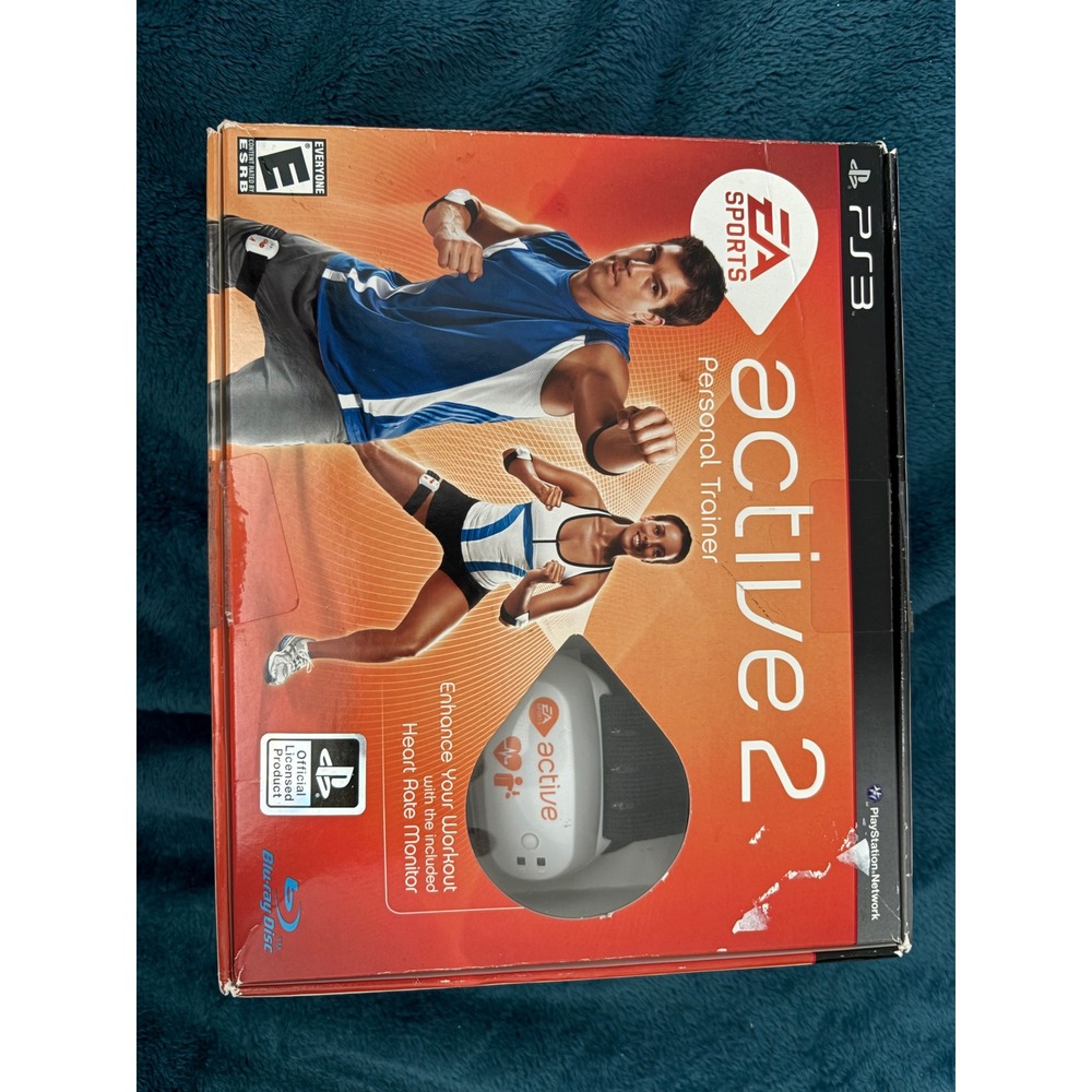 EA Sports Active 2 Personal Trainer Sony PlayStation 3 PS3 Game Heart Rate Moni